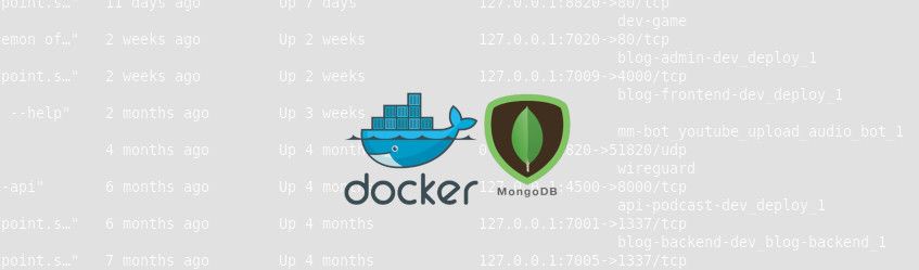 Configurar tus base de datos de MongoDB con Docker